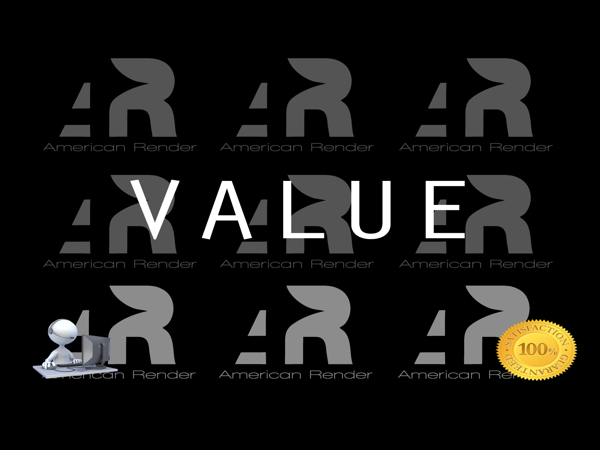 American 3D Render Value Proposition