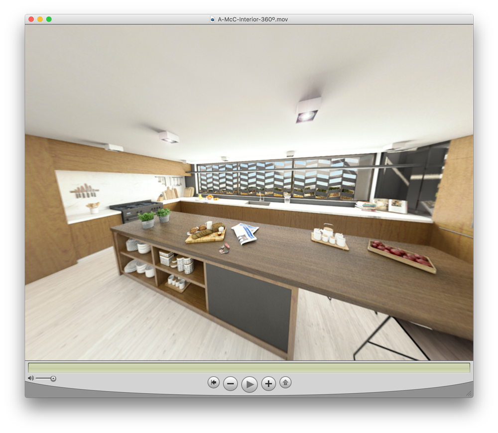 360 animation modern home
