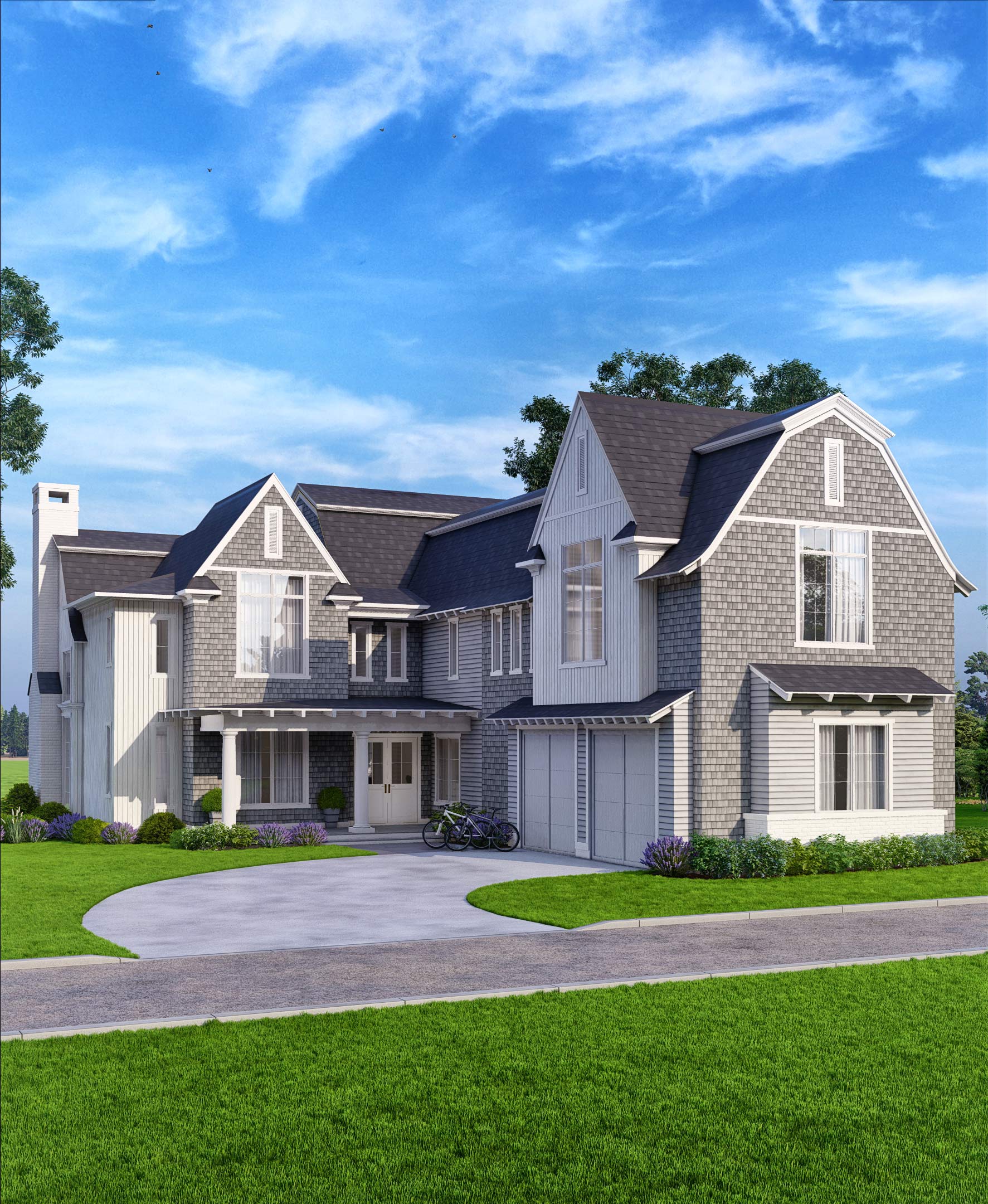 FRONTSIDE-VIEW-super cottage 3d rendering