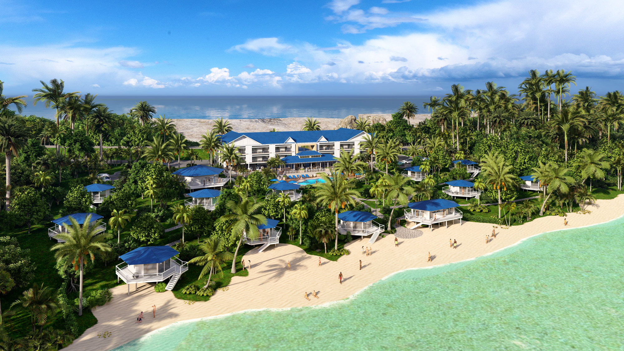 resort-bahamas-3d-render